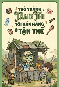 Bìa truyện Trở Thành Tang Thi Tôi Bán Hàng Ở Tận Thế